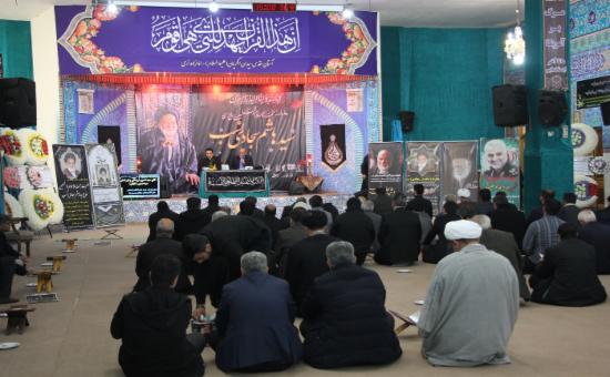 مراسم ترحیم امام جماعت افتخاری آستان مرحوم حجت الاسلام حاج سید هاشم سجادی نسب(2)